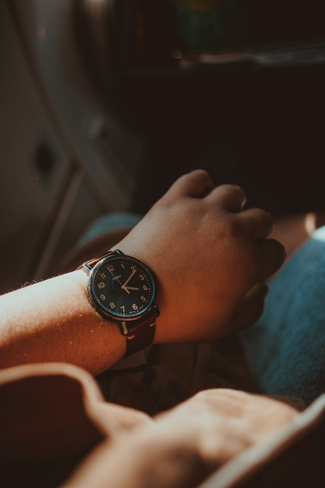 luxury watch on wrist