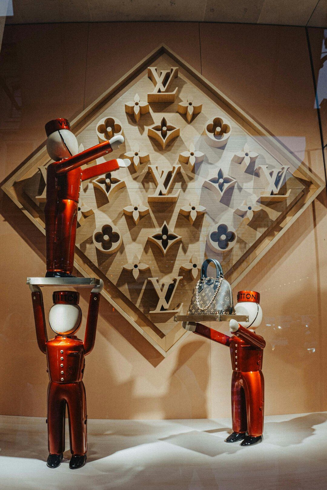 luxury store window display